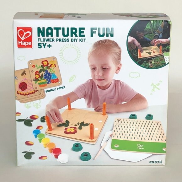 New in Box Hape Flower Press DIY Kit-Nature Fun 5+🌺 - Picture 9 of 14